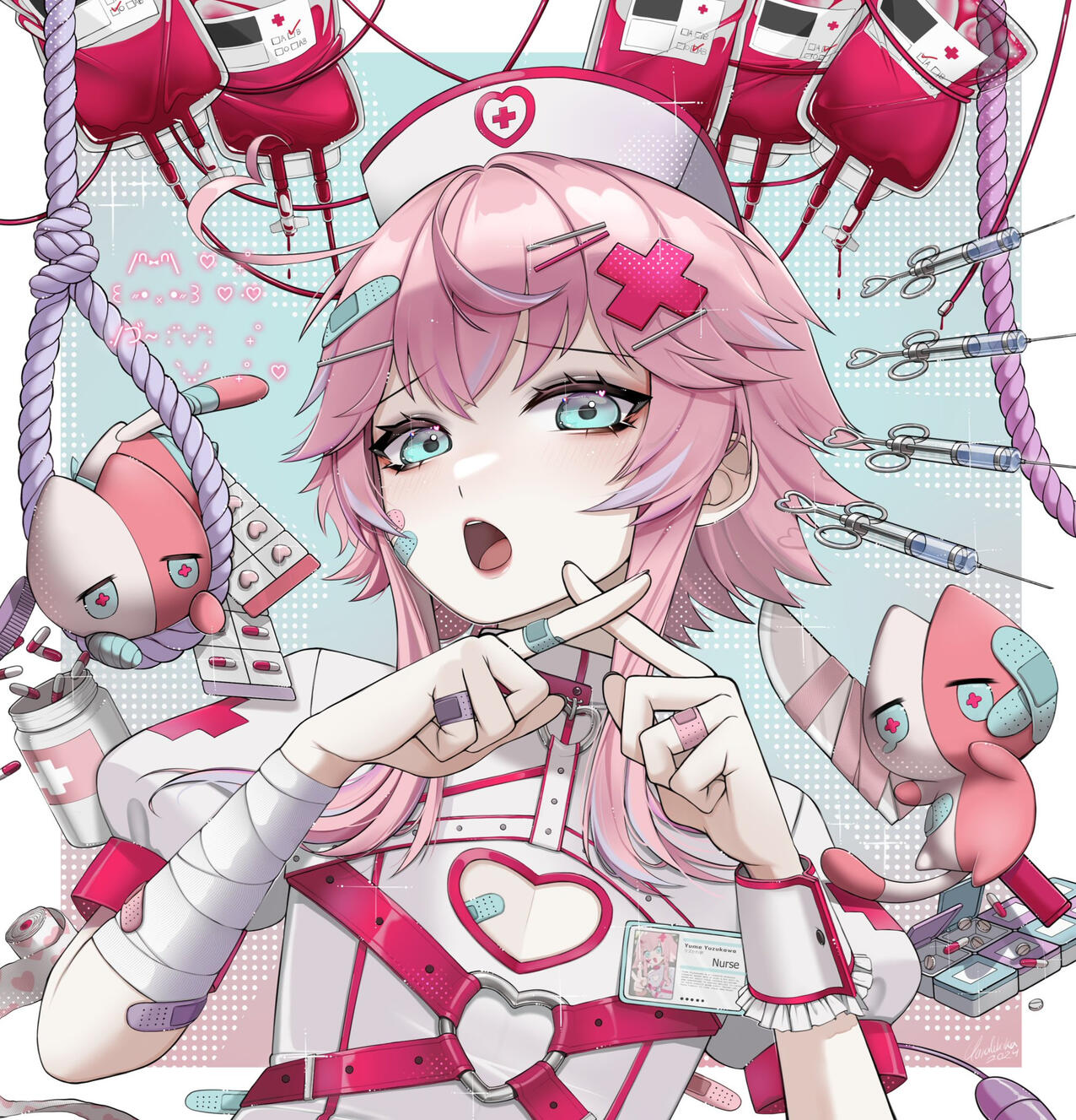 [Chuuni nurse] commission work, 2024