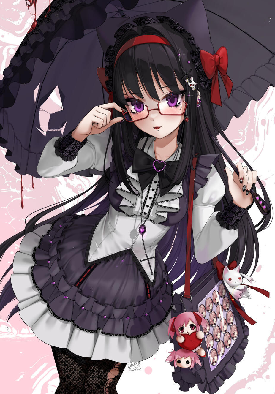 [Homura Gothic lolita outfit] fan art, 2025